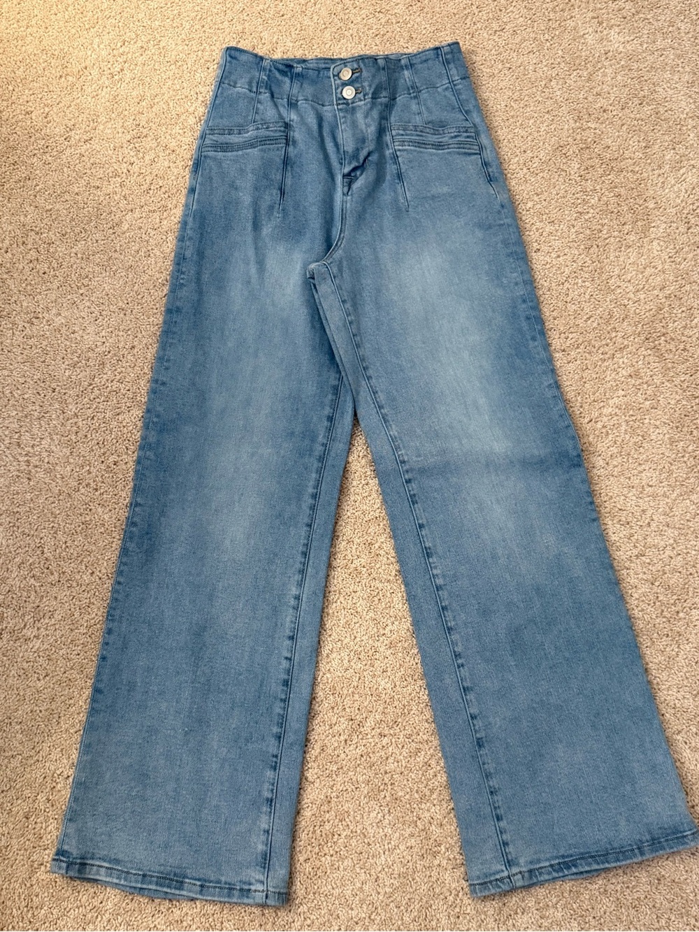 Altar’d State High-Waist Wide-Leg Women's Jeans, Light Blue